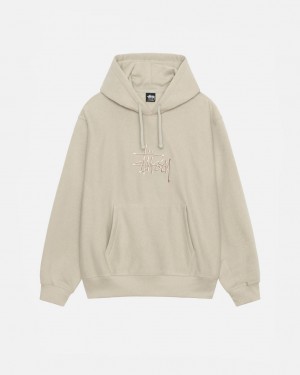 Stussy Basic Applique Hood Tişörtü Erkek Haki Türkiye | SUU-4711