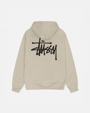 Stussy Basic Stussy Hood Tişörtü Kadın Haki Türkiye | WXS-1616