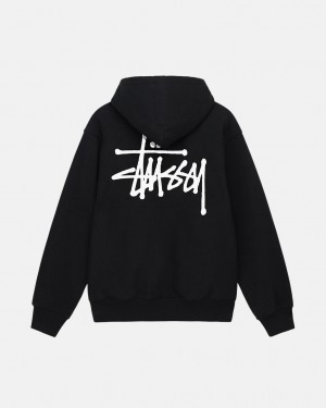 Stussy Basic Stussy Hoodie Kadın Siyah Türkiye | MRM-0415