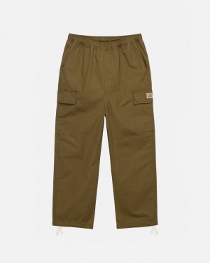 Stussy Beach Pant Ripstop Cargo Pantolon Kadın Kahverengi Türkiye | MIW-2669