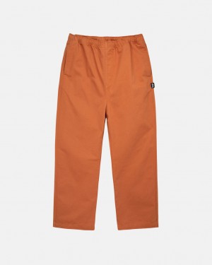 Stussy Brushed Beach Pant Pantolon Erkek Kahverengi Türkiye | BIT-6539