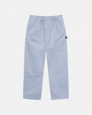 Stussy Brushed Beach Pant Pantolon Kadın Mavi Türkiye | BWA-2482