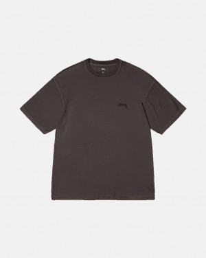 Stussy Lazy Tee T shirt Kadın Siyah Türkiye | NET-6663