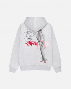 Stussy Skate Tough Hoodie Erkek Gri Türkiye | VRK-5901