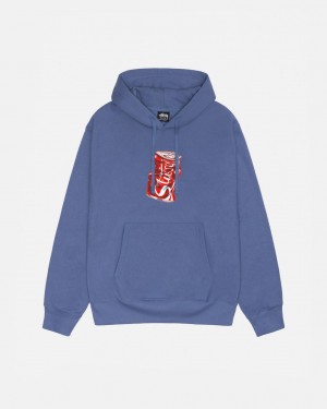 Stussy Soda Can Hoodie Kadın Kraliyet Mavisi Mavi Türkiye | TLF-1411