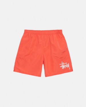 Stussy Su Kısa Big Basic Şort Erkek Mercan Türkiye | YAH-1947