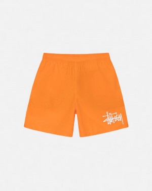 Stussy Su Kısa Big Basic Şort Erkek Turuncu Türkiye | HBD-8129