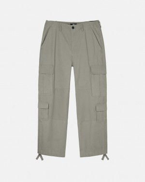 Stussy Surplus Cargo Ripstop Pantolon Erkek Zeytin Yeşili Türkiye | QLN-3562