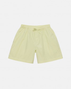 Stussy Tekla Poplin Pyjama Shorts Şort Kadın Açık Yeşil Türkiye | RCQ-5237