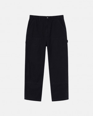 Stussy İş Pant Kanvas Pantolon Erkek Siyah Türkiye | WHQ-6700