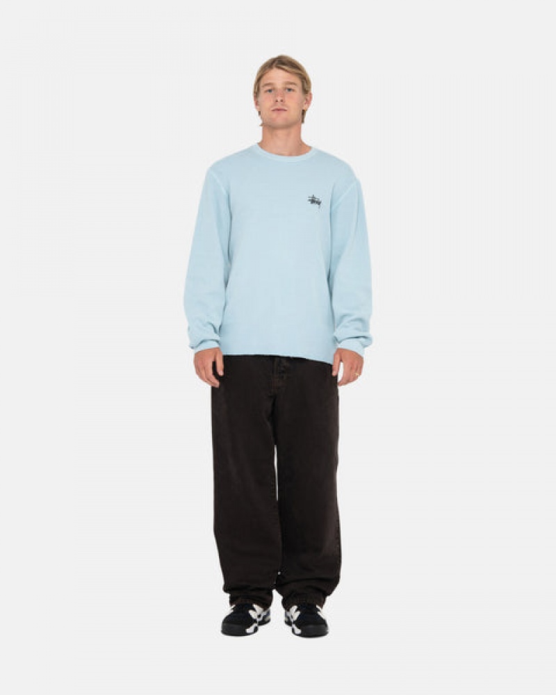 Stussy Basic Stock Ls Thermal Üstler Kadın Açık Mavi Türkiye | OLF-8301