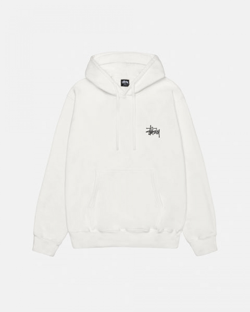 Stussy Basic Stussy Hoodie Pigment Dyed Hoodie Kadın Bej Rengi Türkiye | VWN-3108