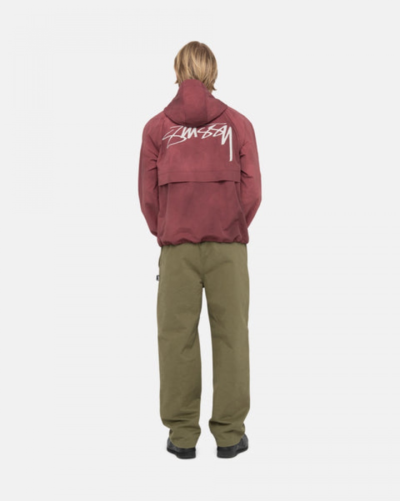 Stussy Beach Pant Brushed Pamuklu Pantolon Erkek Zeytin Yeşili Türkiye | BGI-6414