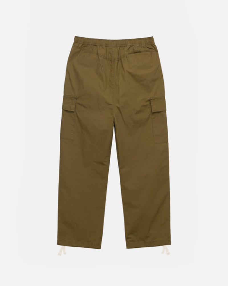 Stussy Beach Pant Ripstop Cargo Pantolon Erkek Kahverengi Türkiye | OOT-2344