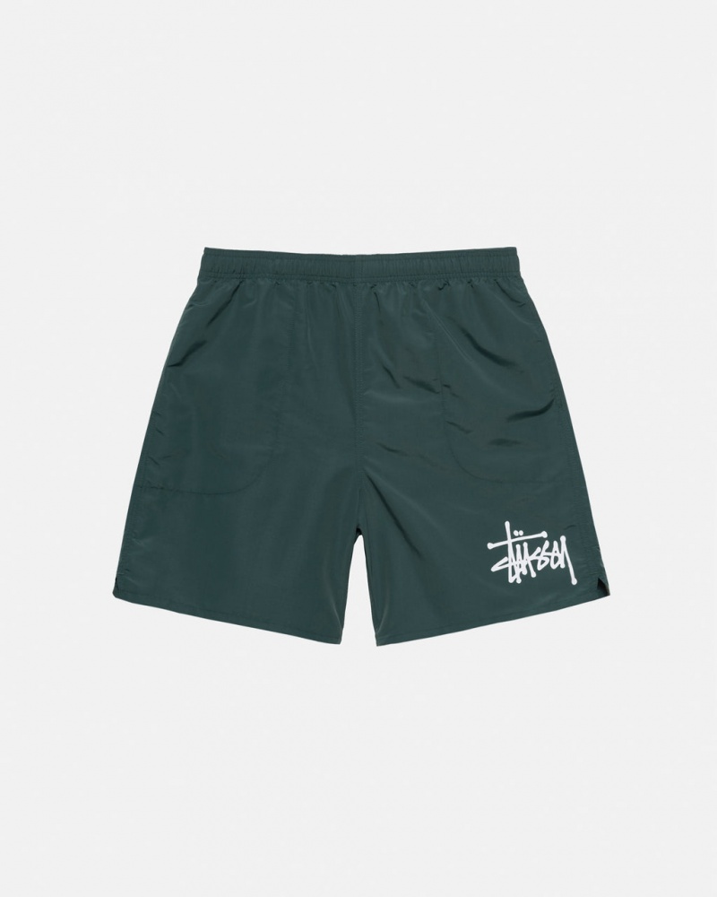 Stussy Big Basic Su Kısa Mayo Erkek Yeşil Türkiye | BUY-6955