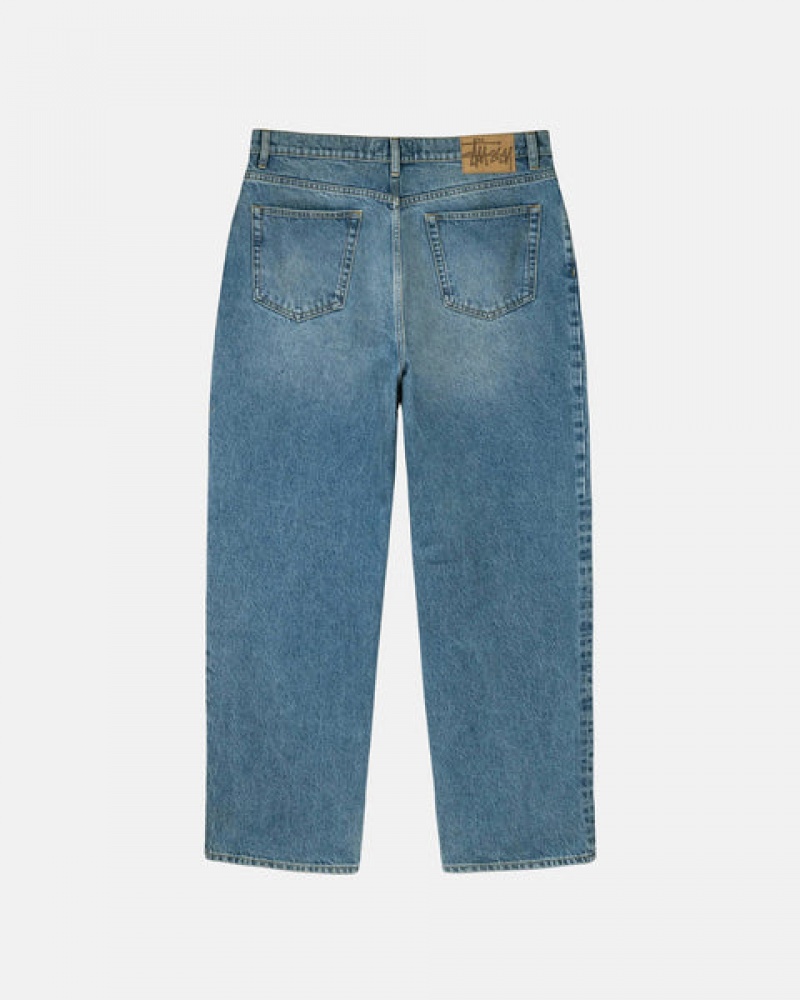 Stussy Big Ol' Jean Denim Erkek Mavi Türkiye | RGN-8125