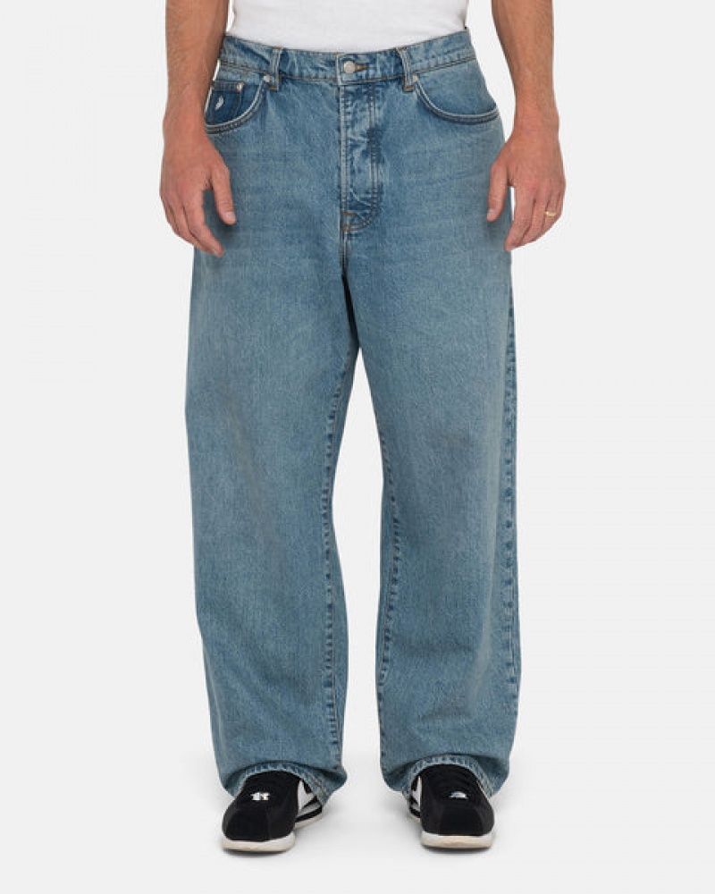 Stussy Big Ol' Jean Denim Erkek Mavi Türkiye | RGN-8125