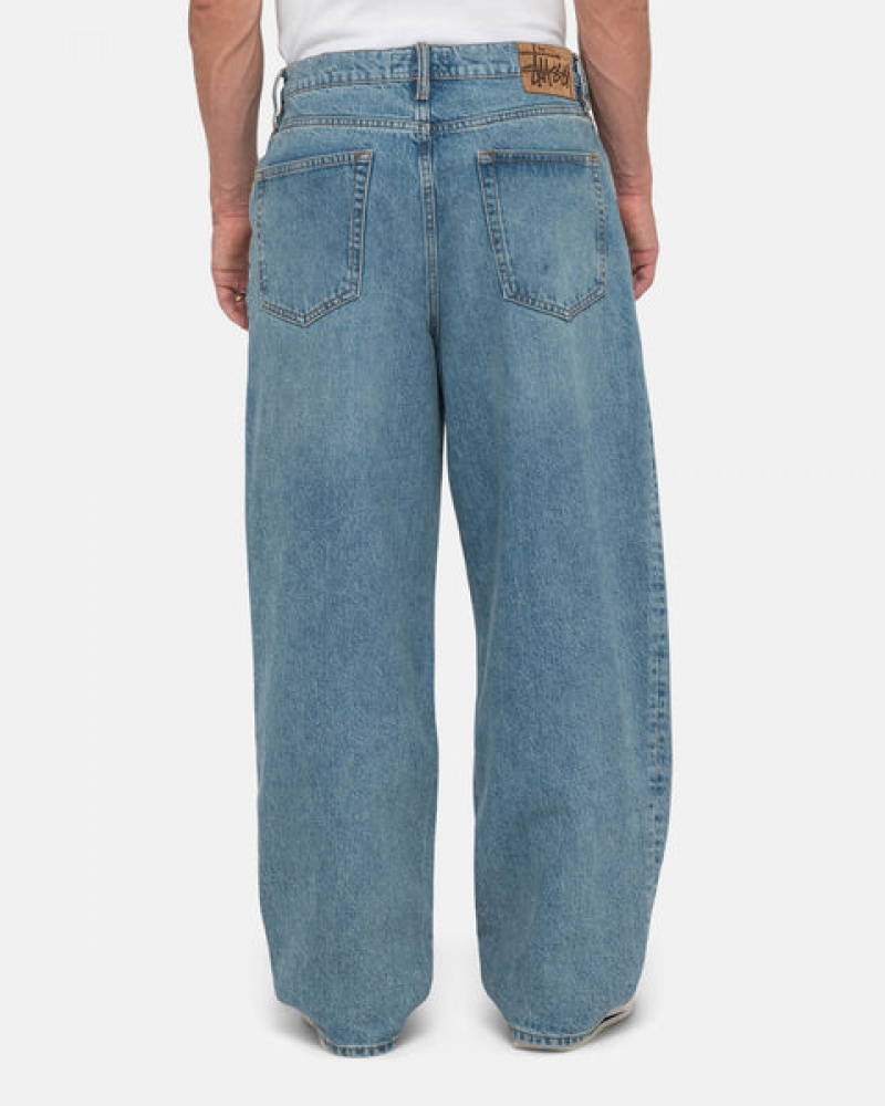 Stussy Big Ol' Jean Denim Erkek Mavi Türkiye | RGN-8125