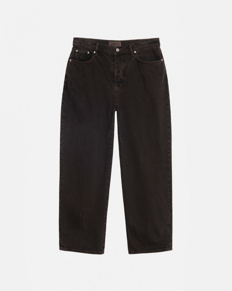 Stussy Big Ol\' Jean Denim Pantolon Erkek Siyah Türkiye | ONP-2339