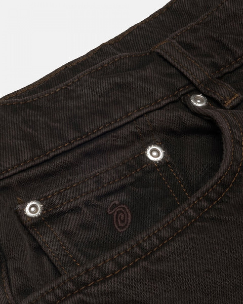 Stussy Big Ol' Jean Denim Pantolon Kadın Siyah Türkiye | IMC-4988