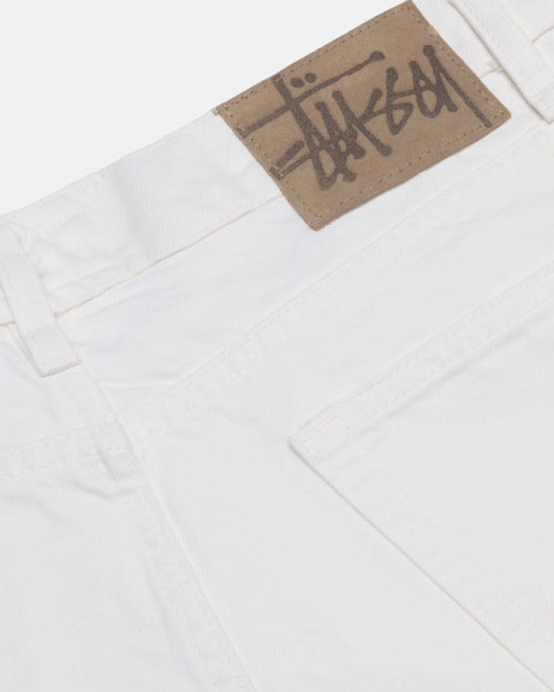 Stussy Big Ol' Jean Overdyed Denim Kadın Bej Rengi Türkiye | XRI-4282