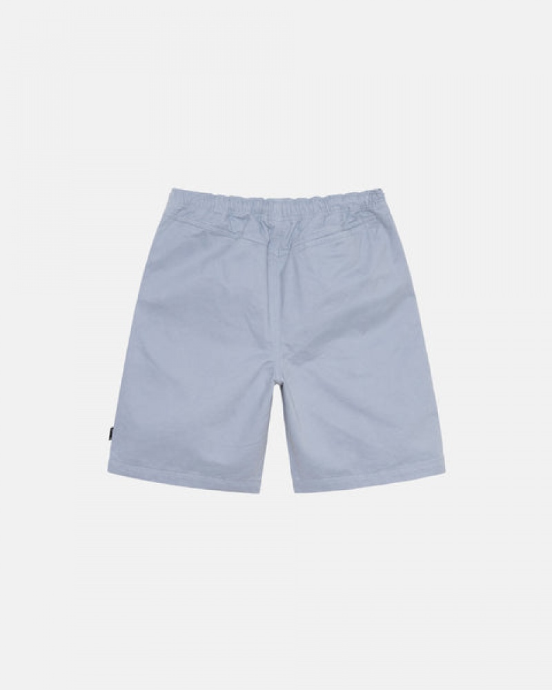 Stussy Brushed Beach Kısa Şort Erkek Mavi Türkiye | XNX-1811