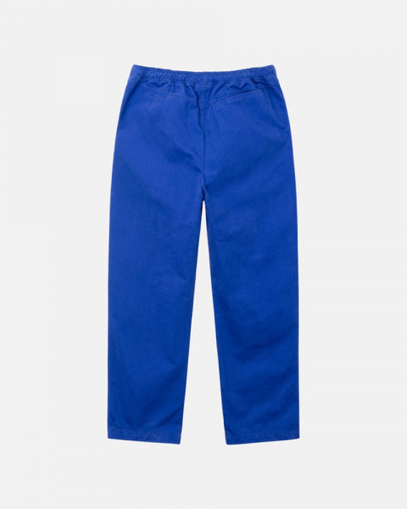 Stussy Brushed Beach Pant Mayo Erkek Mavi Türkiye | VKZ-8075