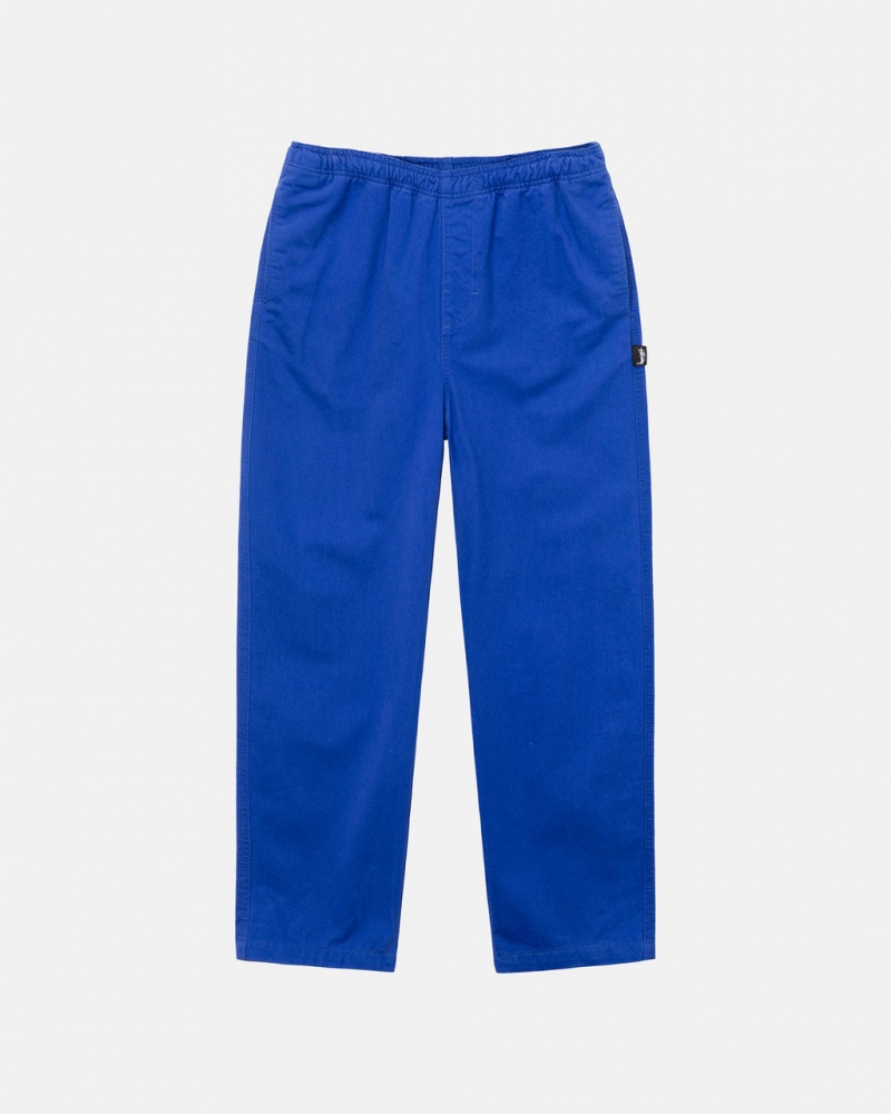 Stussy Brushed Beach Pant Mayo Erkek Mavi Türkiye | VKZ-8075