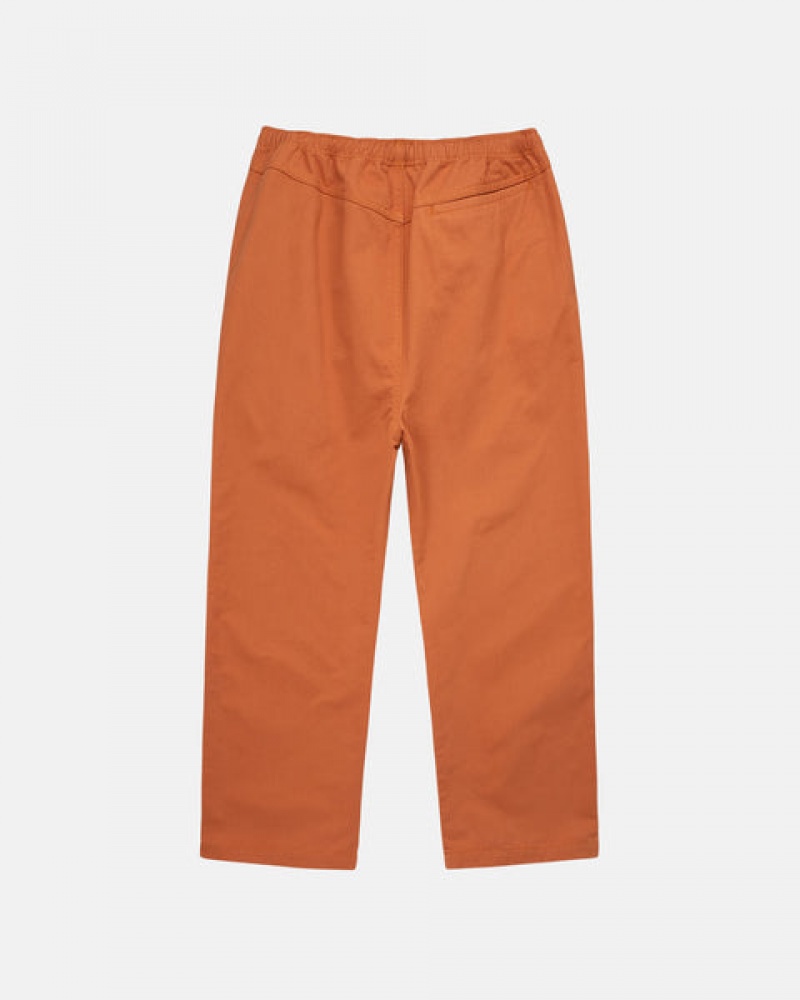 Stussy Brushed Beach Pant Pantolon Erkek Kahverengi Türkiye | BIT-6539