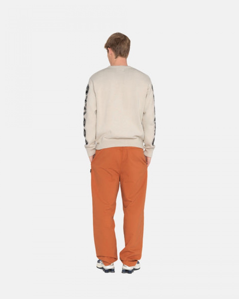 Stussy Brushed Beach Pant Pantolon Erkek Kahverengi Türkiye | BIT-6539