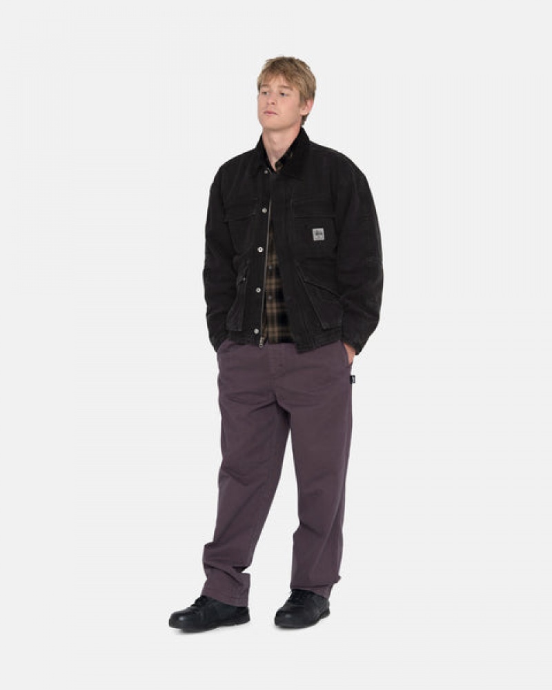 Stussy Brushed Beach Pant Pantolon Erkek Bordo Türkiye | FCB-5525