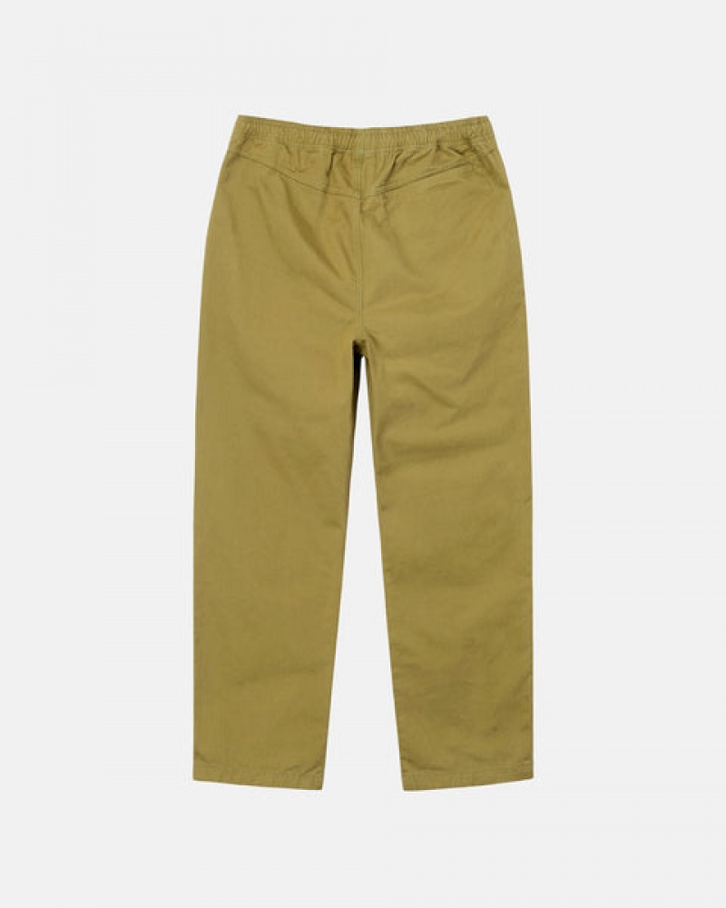 Stussy Brushed Beach Pant Pantolon Kadın Koyu Zeytin Yeşili Türkiye | WBG-8758