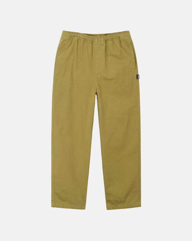 Stussy Brushed Beach Pant Pantolon Kadın Koyu Zeytin Yeşili Türkiye | WBG-8758