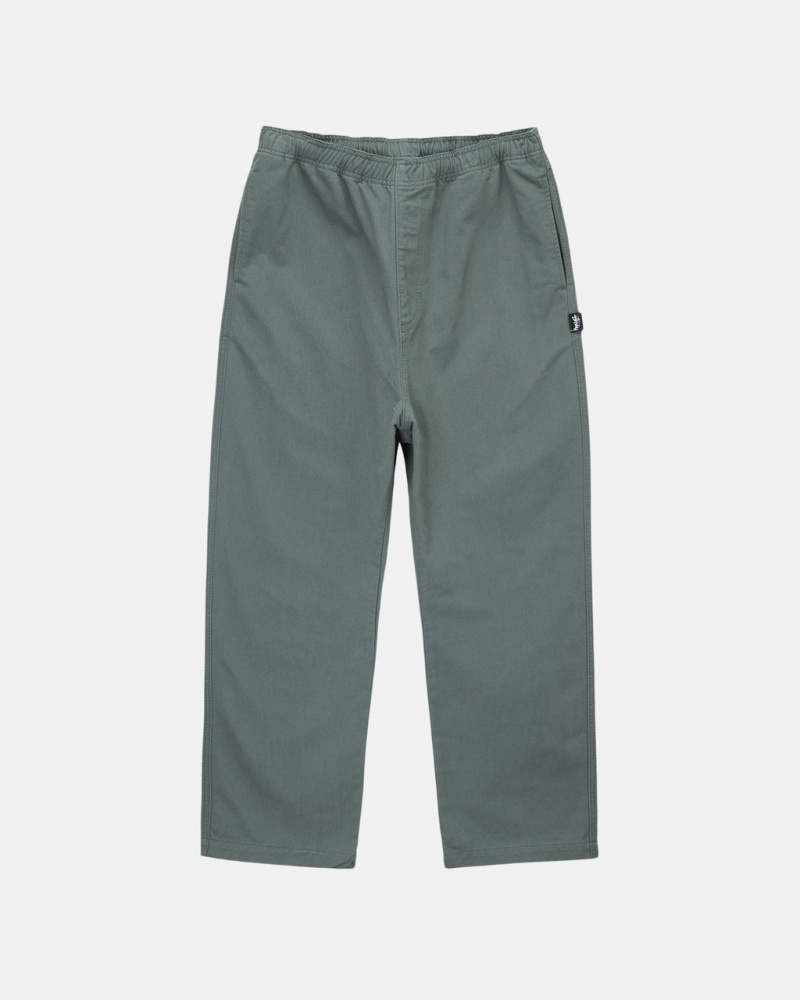 Stussy Brushed Beach Pant Pantolon Kadın Yeşil Türkiye | HFL-5188