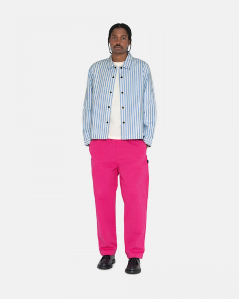 Stussy Brushed Beach Pant Pantolon Kadın Pembe Türkiye | XBM-5439