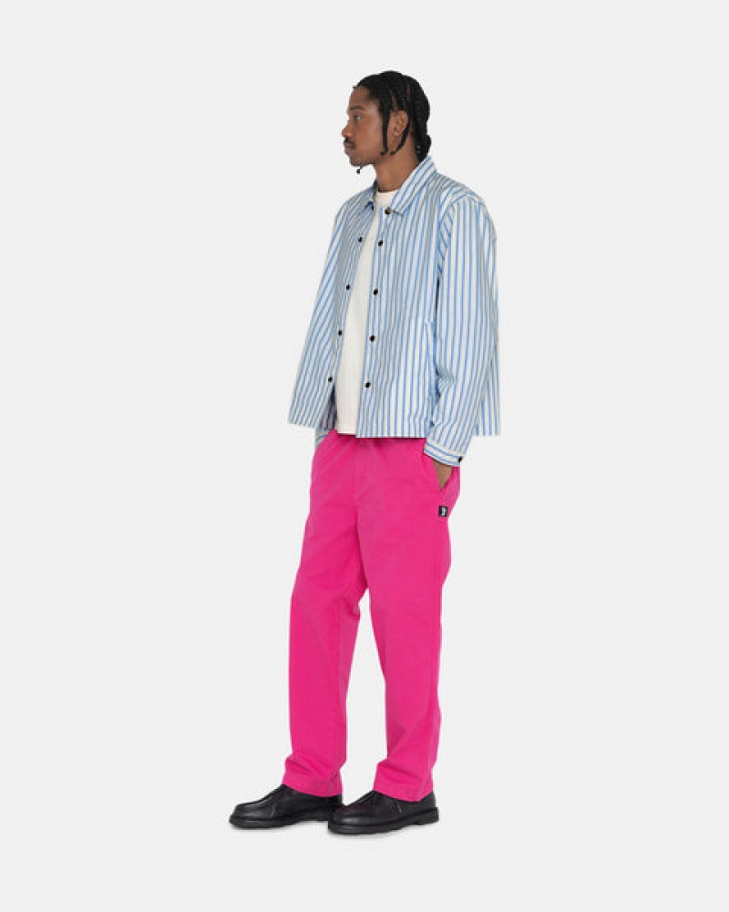 Stussy Brushed Beach Pant Pantolon Kadın Pembe Türkiye | XBM-5439