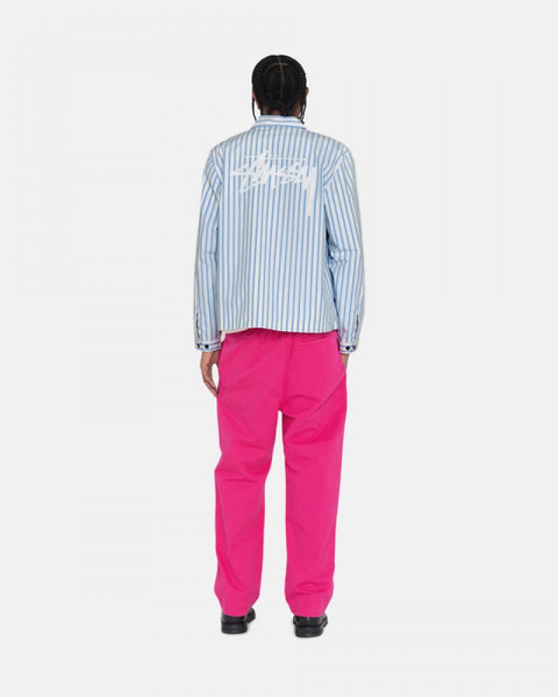 Stussy Brushed Beach Pant Pantolon Kadın Pembe Türkiye | XBM-5439