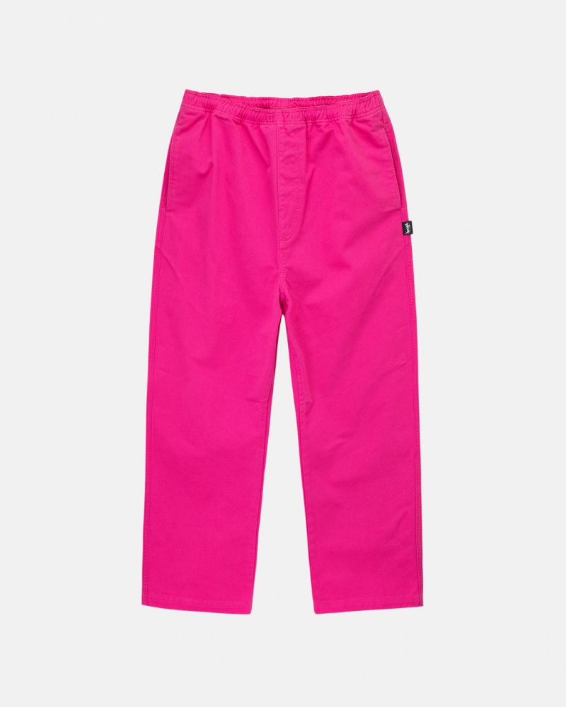 Stussy Brushed Beach Pant Pantolon Kadın Pembe Türkiye | XBM-5439