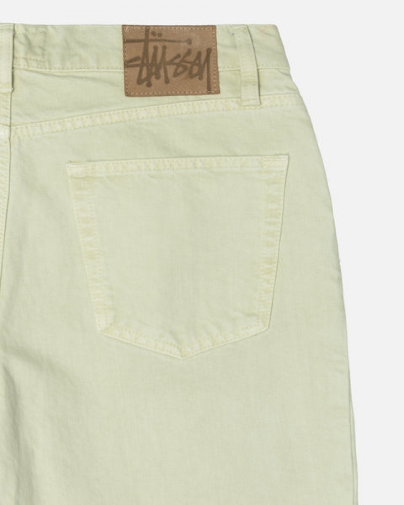 Stussy Double Dye Big 'Ol Jeans Pantolon Erkek Krema Türkiye | BPS-1179