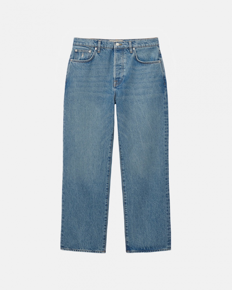 Stussy Klasik Jean Denim Pantolon Kadın Mavi Türkiye | FAU-6547