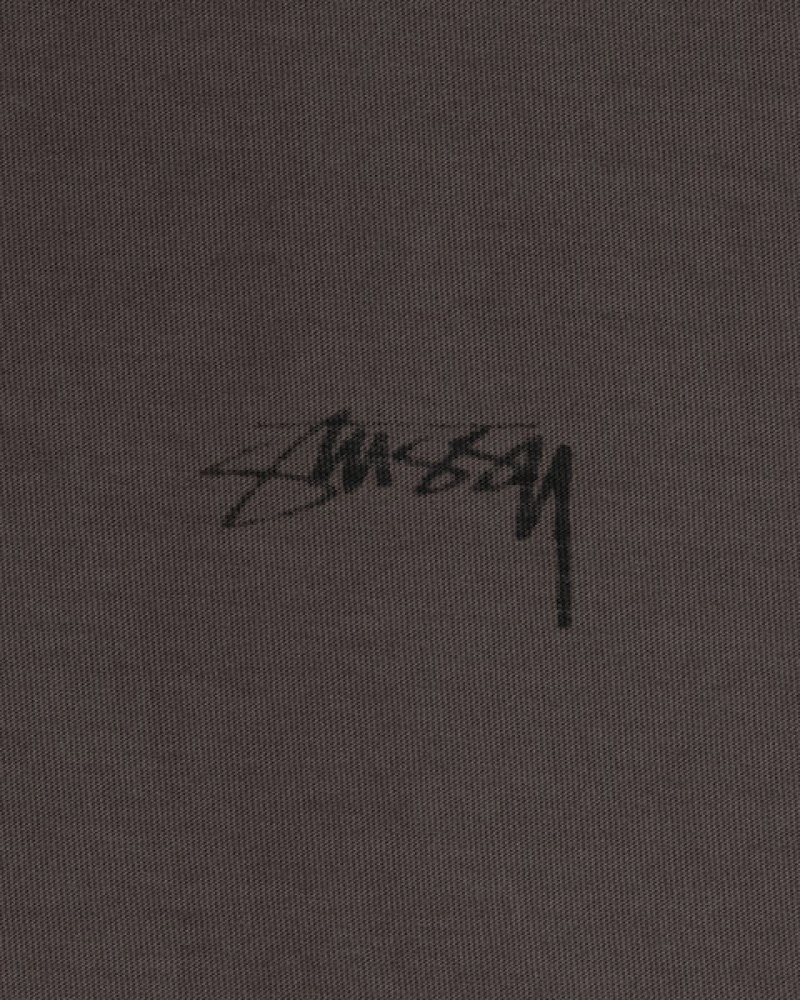 Stussy Lazy Ls Tee T shirt Kadın Siyah Türkiye | VQQ-6281