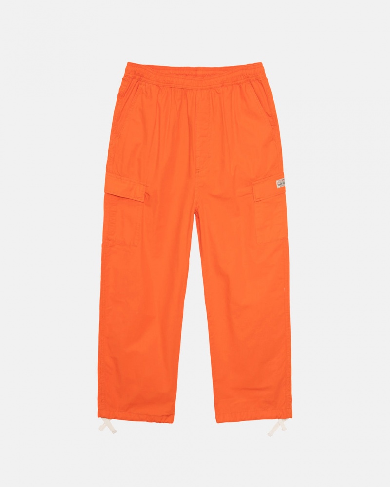 Stussy Ripstop Cargo Beach Pant Pantolon Erkek Turuncu Türkiye | PJR-1519