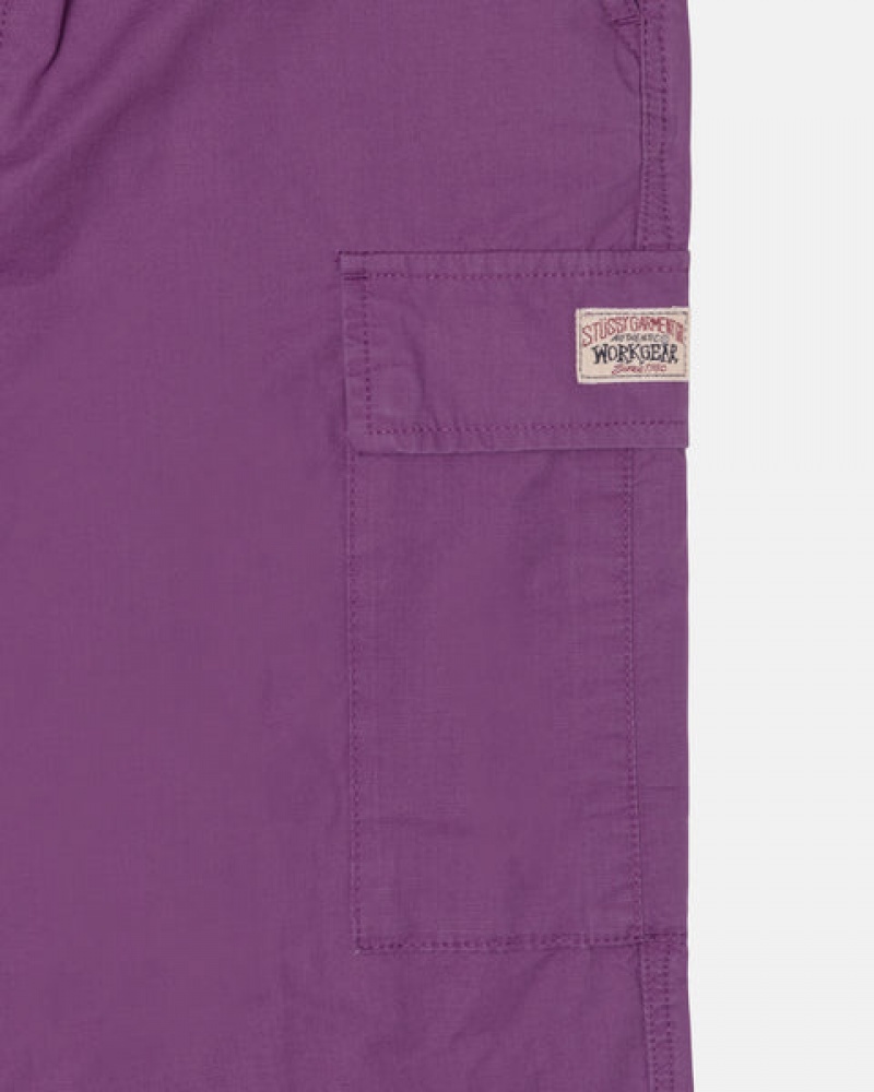 Stussy Ripstop Cargo Beach Pant Pantolon Erkek Mor Türkiye | JCM-1399