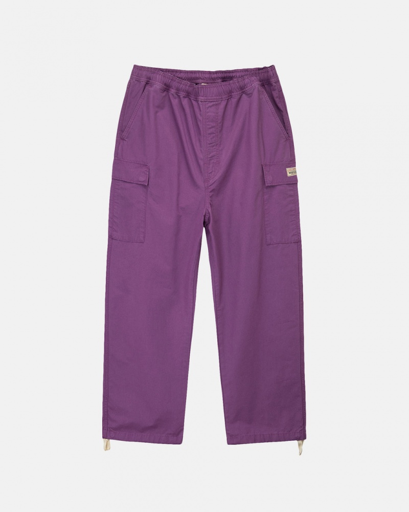 Stussy Ripstop Cargo Beach Pant Pantolon Erkek Mor Türkiye | JCM-1399