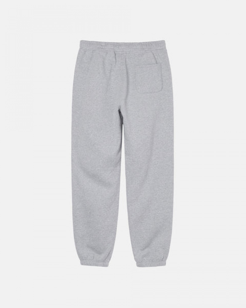 Stussy Stock Logo Sweatpant Eşofman Altı Erkek Gri Türkiye | ESE-7586