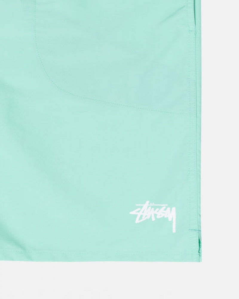 Stussy Stock Su Kısa Mayo Erkek Açık Turkuaz Türkiye | UBW-8401