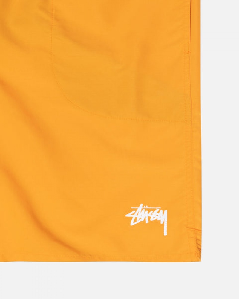 Stussy Stock Su Kısa Mayo Erkek Sarı Türkiye | XQZ-3205