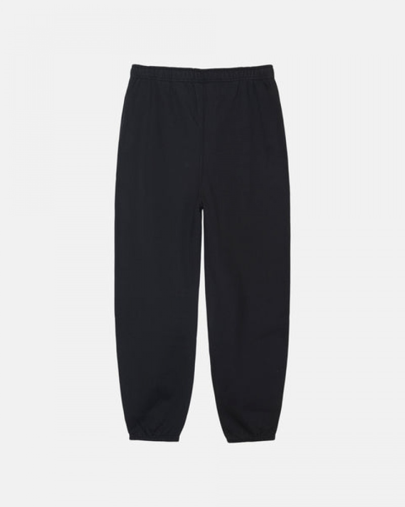 Stussy Stone Wash Fleece Pant Eşofman Altı Kadın Siyah Türkiye | CJL-6229