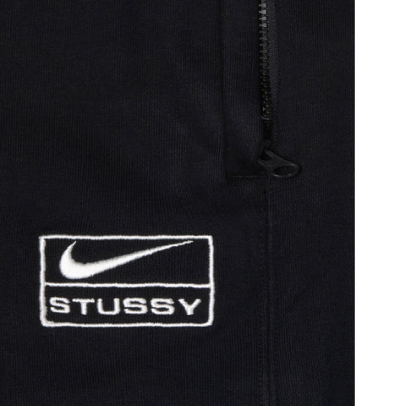 Stussy Stone Wash Fleece Pant Eşofman Altı Kadın Siyah Türkiye | CJL-6229