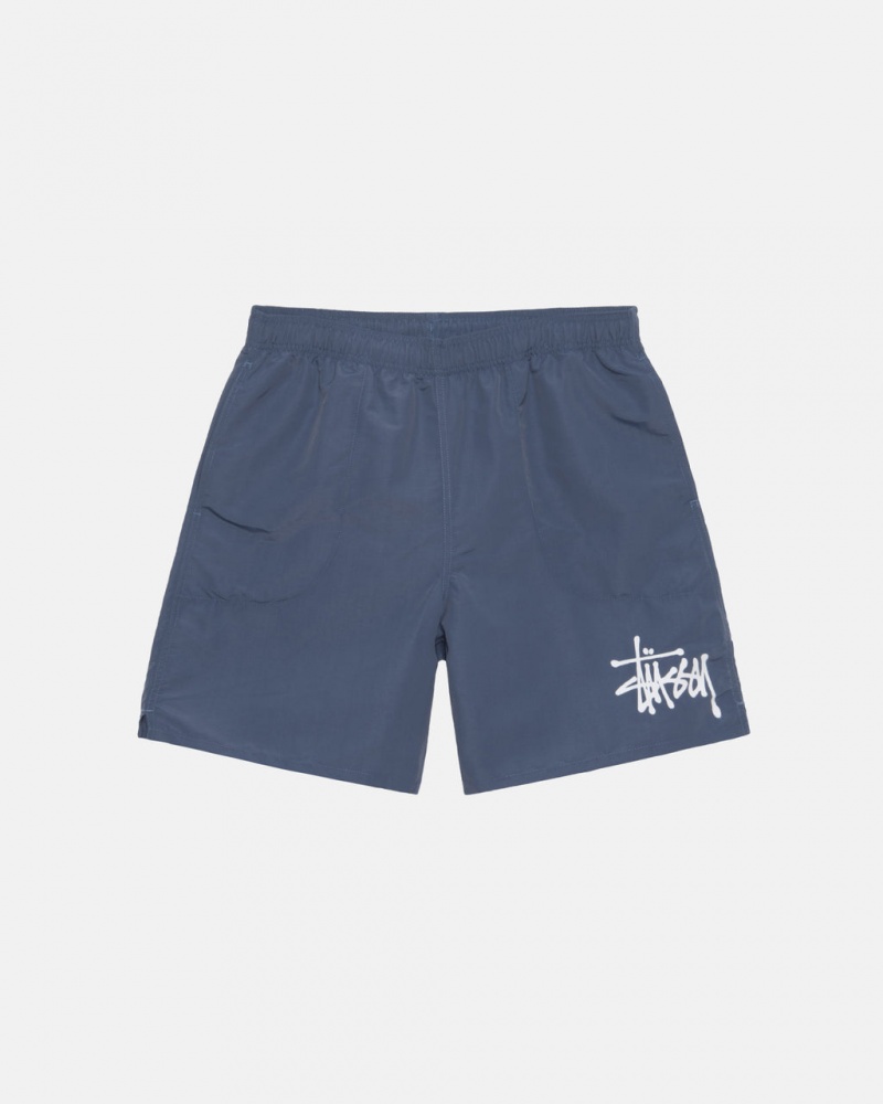 Stussy Su Kısa Big Basic Şort Kadın Lacivert Türkiye | RHI-7059